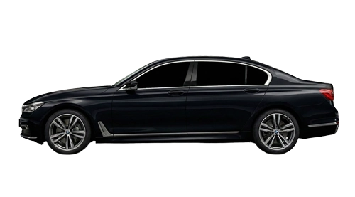 BMW 7 car at black limo