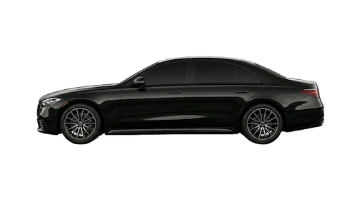 Mercedes-Benz S-Class at black limo